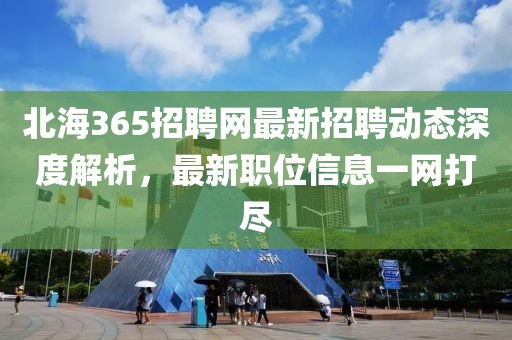 北海365招聘网最新招聘动态深度解析，最新职位信息一网打尽