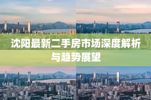 沈阳最新二手房市场深度解析与趋势展望