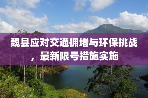 魏县应对交通拥堵与环保挑战，最新限号措施实施