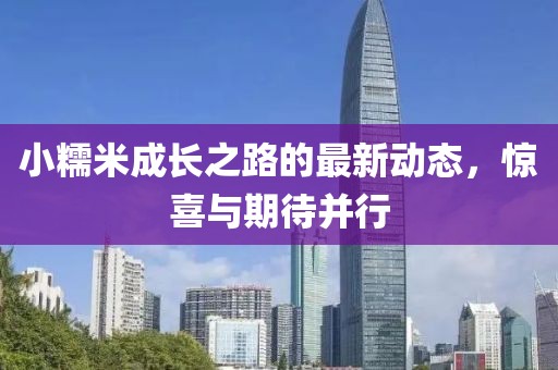 小糯米成长之路的最新动态，惊喜与期待并行