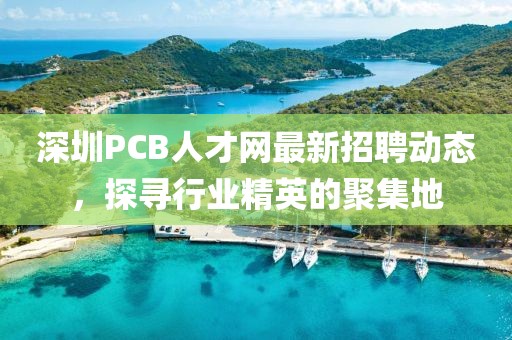 深圳PCB人才网最新招聘动态，探寻行业精英的聚集地