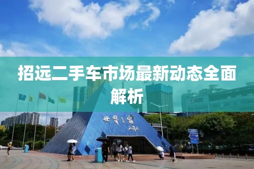 招远二手车市场最新动态全面解析