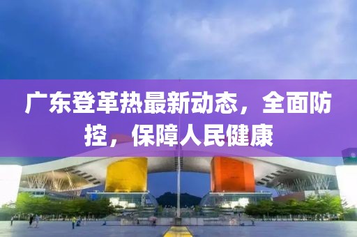 广东登革热最新动态，全面防控，保障人民健康