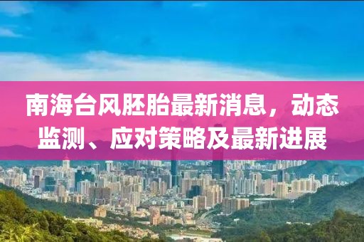 南海台风胚胎最新消息，动态监测、应对策略及最新进展