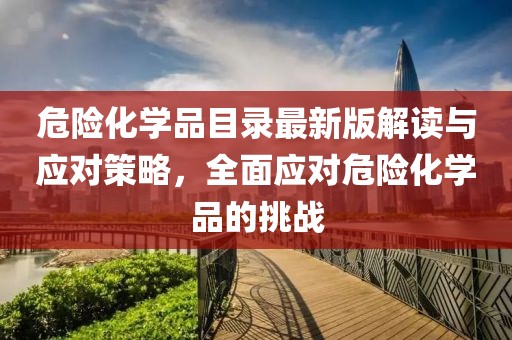 危险化学品目录最新版解读与应对策略，全面应对危险化学品的挑战