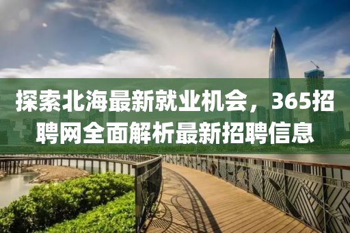 探索北海最新就业机会，365招聘网全面解析最新招聘信息