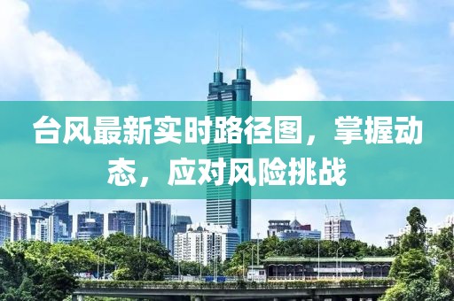 台风最新实时路径图，掌握动态，应对风险挑战