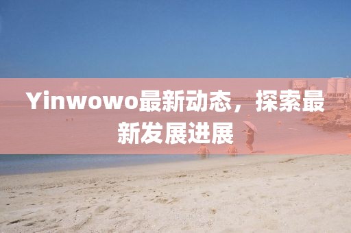 Yinwowo最新动态，探索最新发展进展