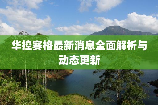 华控赛格最新消息全面解析与动态更新